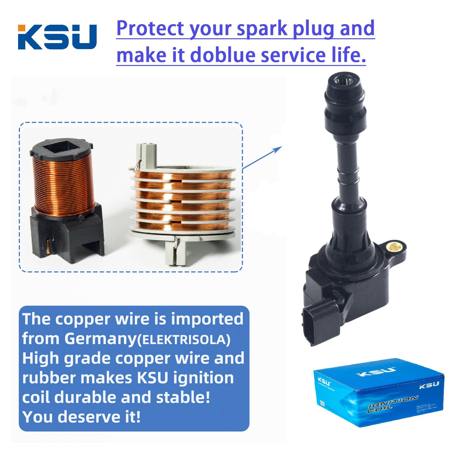 Amazon.com: KSU Coil pack for Nissan Altima 02-06 Maxima 01-08